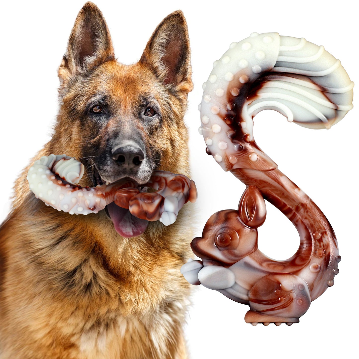 Indestructible Nylon Chew Ring for Dogs
