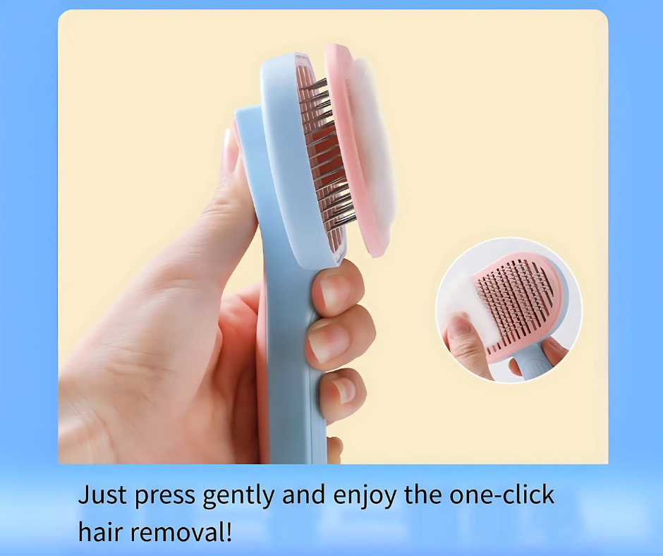 NO-TUG PET GROOMING BRUSH