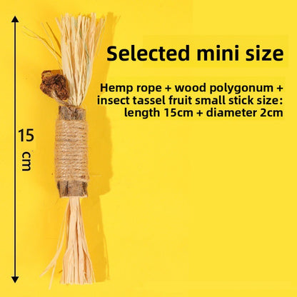 Natural Cat Chew Toy with Catnip for Dental Care