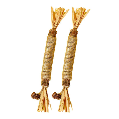 Natural Cat Chew Toy with Catnip for Dental Care