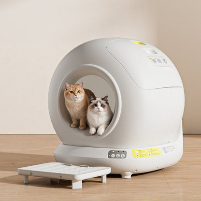 Automatic Self-Cleaning Cat Litter Box with App Control