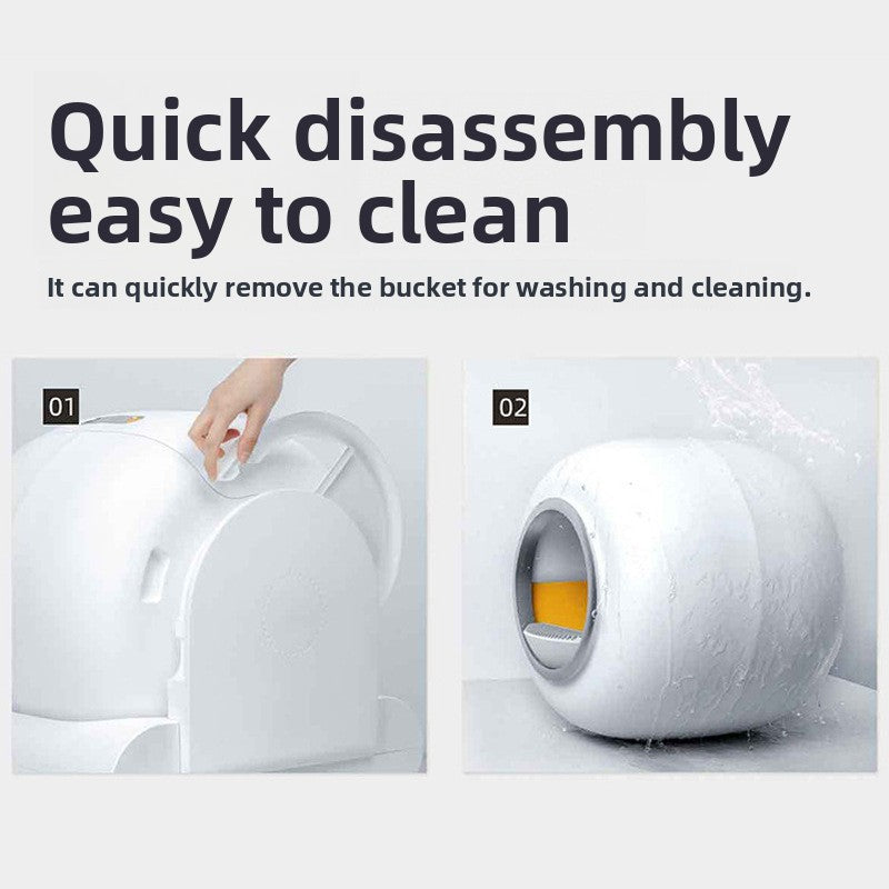 Automatic Self-Cleaning Cat Litter Box