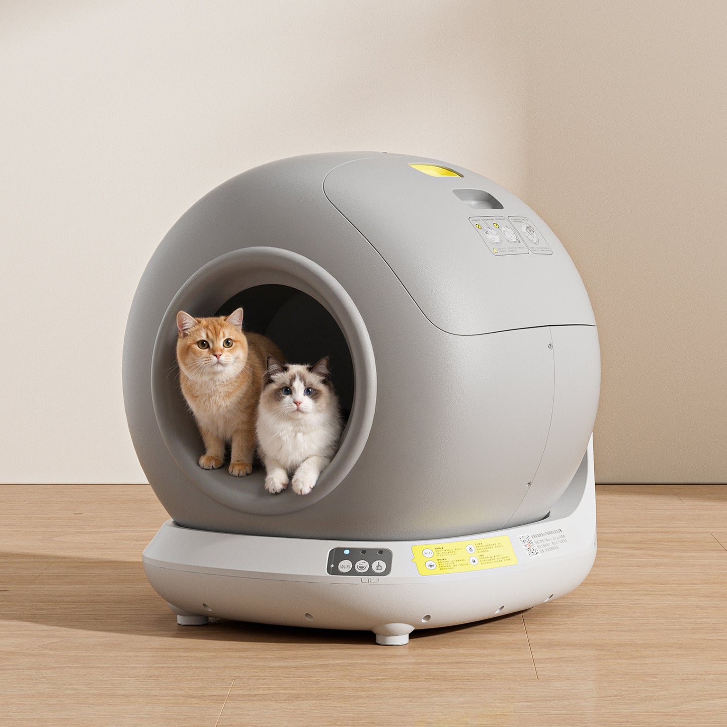 Automatic Self-Cleaning Cat Litter Box with App Control