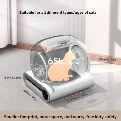 Automatic Self-Cleaning Cat Litter Box