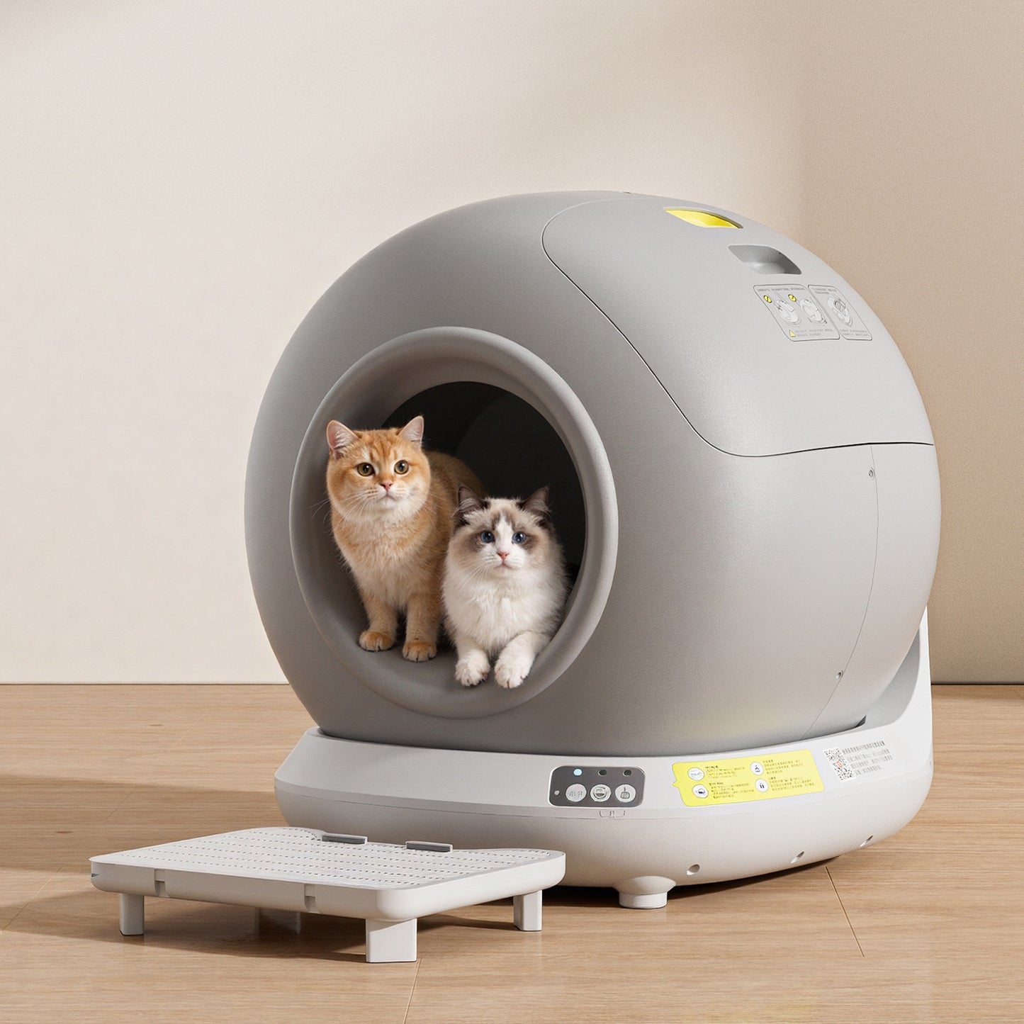 Automatic Self-Cleaning Cat Litter Box with App Control